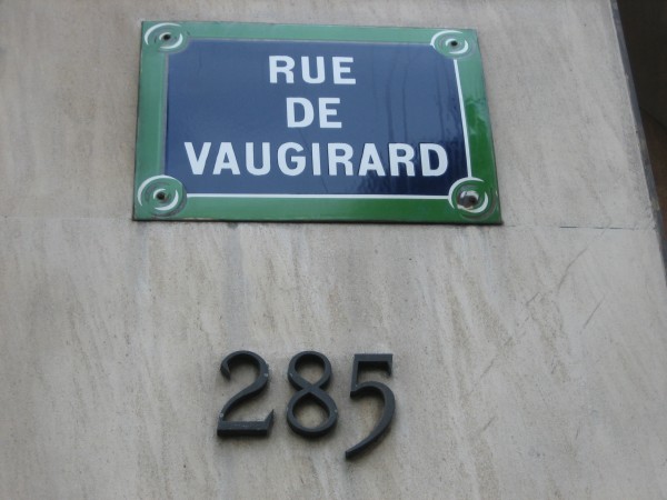 RuedeVaugirard_285_Hausnummer_Foucault1