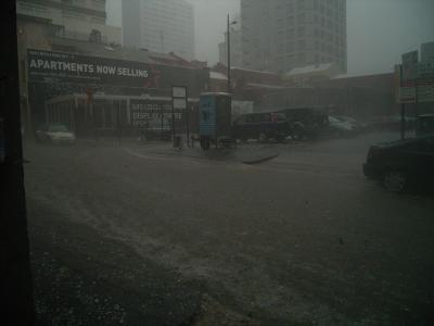 hailstorm on 6th march, 1 day before I left hailstorm on 6th march, 1 day before I left