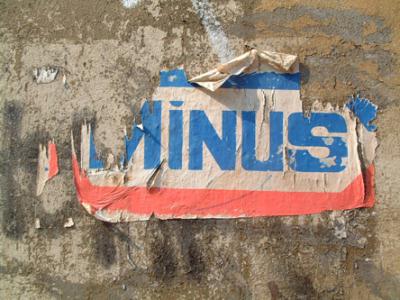 minus