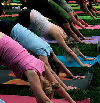 Yoga im Freien Yoga im Freien