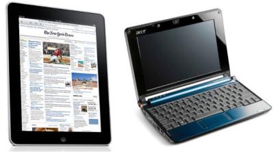 iPad und Notebook