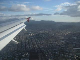 im Anflug auf Rio