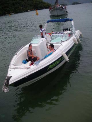 ...unser Speedboot - 300PS "grunz"