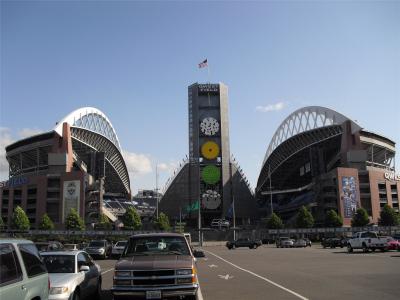Football und Baseballstadion