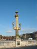 eine Straßenlaterne auf dem Place de la Concorde... da stehen auch noch mehr davon...