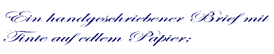 handschrift