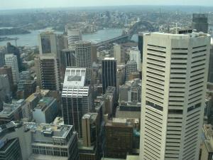 Ausblick Sydney Tower