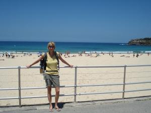 Bondi Beach mit Franzi