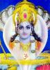Der ewiger Weltenherr.<br />
<br />
Vishnu gilt als der Welterhalter. Gemeinsam mit Shiva gehört er zu den wichtigsten und meist verehrtesten Götter im Hinduismus. Sein Reittier ist der Vogel Garuda. Seine Gemahlin ist Lakshmi, die Göttin für Glück und Schönheit.<br />
Vishnu hat die Aufgabe, Götter und Menschen zu behüten, und alles Böse zu bekämpfen. Er wird mit vier Armen dargestellt, in denen er einen Lichtkranz als Symbol der Sonne, ein Muschelhorn, eine Lotusblüte und eine grosse Keule hält.<br />
Vishnu erscheint auch als Wiedergeburt, die im Hinduismus als Avataras bezeichnet werden. Als seine wichtigsten Inkarnationen gelten im Hinduismus Rama, Krishna und Buddha. Dadurch wird der Buddhismus als Teil des Hinduismus gesehen.