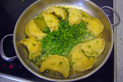 Pirogi-mit-Kresse