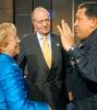 Juan Carlos, Bachelet und Chávez