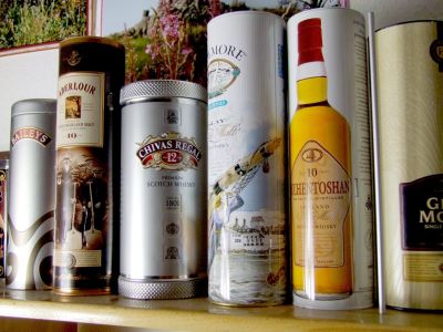 meine kleine Whisky-Sammlung