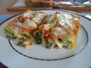 Spinat-Ricotta-Cannelloni