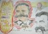 Skizze verschiedener Nietzsche Bilder selbst gezeichnet