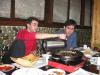 Nicolas und Jan beim korean. Essen