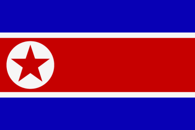 Nordkorea-Flaage