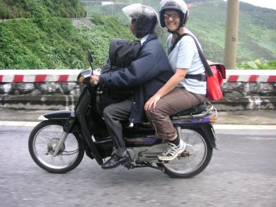 On-the-motorbike