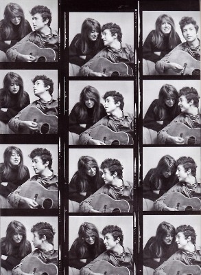 Suze-Rotolo-and-Bob-Dylan-contact-sheet-1963
