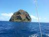 Der Diamantfelsen vor der Küste von Martinique...
