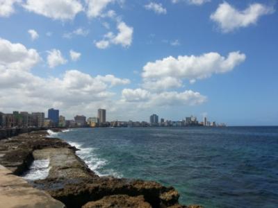 "Auf Wiedersehen, Malecon!" 
<br />
Die bogenförmige Uferstraße von Havanna...