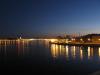 Sicht von der Alexanderbrueck auf die Neva in St. Petersburg