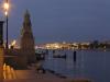 St. Petersburg an der Nevka beim Einnachten