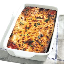 Hierbei handelt es sich um eine handelsuebliche Lasagne und nicht um meine Ehefrau