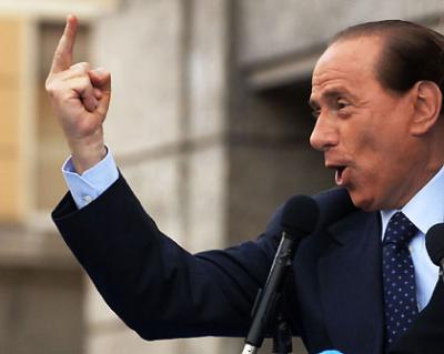 Berlusconis_Stinkefinger