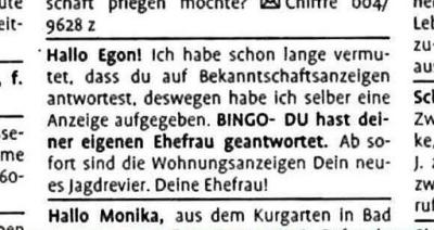 kontaktanzeige