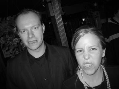 Ich links, Helena rechts Ich links, Helena rechts
