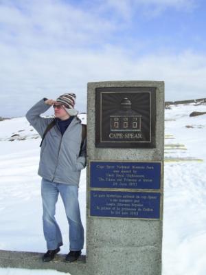 Alex am Cape Spear