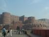 das berühmte Red Fort in Agra, Indien