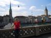 Posing by Zueri`s skyline.