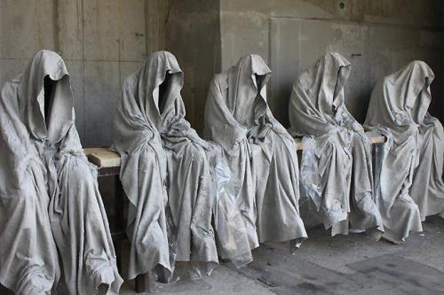 contemporary-art-sculpture-ghost-guards-manfred-kielnhofer