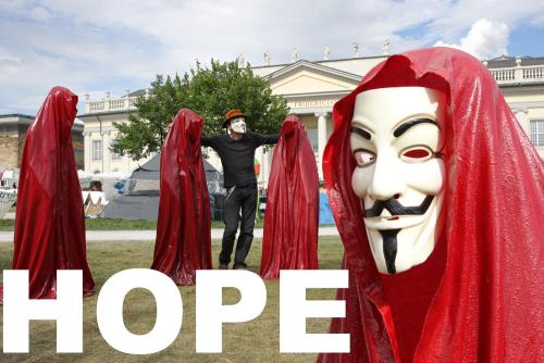 occupy-kassel-hope-art-documenta-shows-guerilla-anonymous-mask-time-guards-sculpture-kili-manfred-kielnhofer
