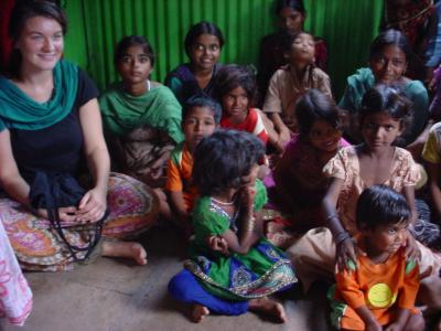 Day Care Center im nahe gelegenen Slum
