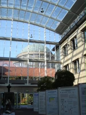 The main building of the university where the lectures are held.