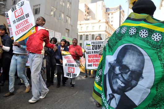 Zuma protester