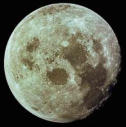 Mond von der Südhalbkugel betrachtet