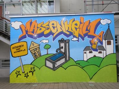 Dies ist unser selbst gestaltetes Graffiti Oktober 2010