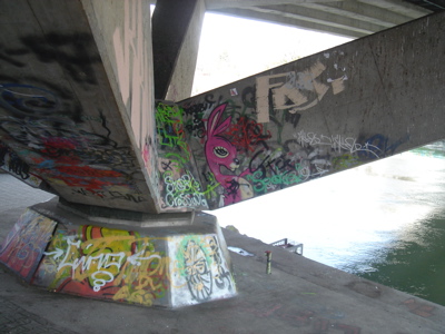 graffiti donaukanal