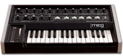 The Micromoog. Produced 1975. 1 oscillator.