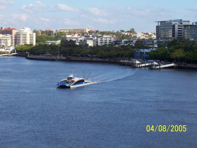 Southbank in Brisbane, Southbank ist von der Expo errichtet worden und erhalten wurden, ein kleines Stueck Tropen