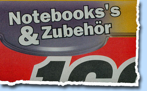 Aus dem Flyer von Media Markt Schweiz, Januar 2006