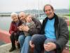 hanging out in Murten with dad, nanny and grandad