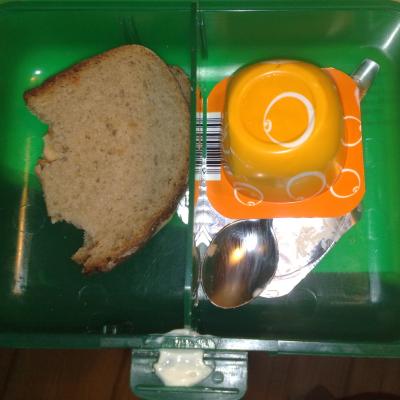 Ich habe alles aufgegessen. Glaube ich.