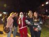 Svenja, Joanna, Ich, Clara mit Weihnachtsmann