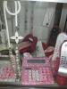 Kitschige Telefone auf der Cancha
