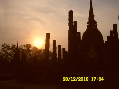 Sukhotai-Sonnenuntergang