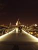 Millenium Bridge by night